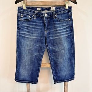 AG Adriano Goldschmied Blue Denim Women Shorts